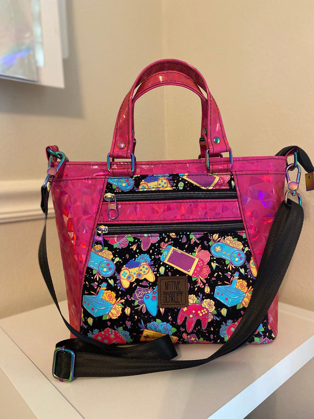 Pink Gamer  | Apothecary Handbag Small