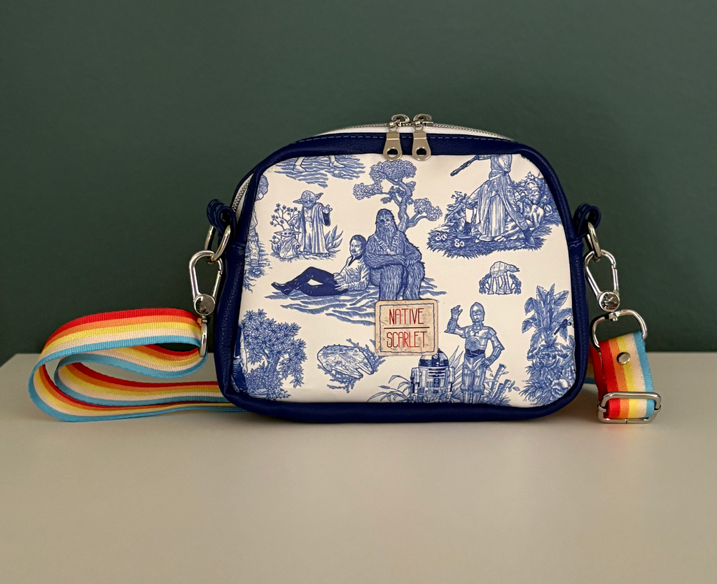 Blue SW Toile Crossbody