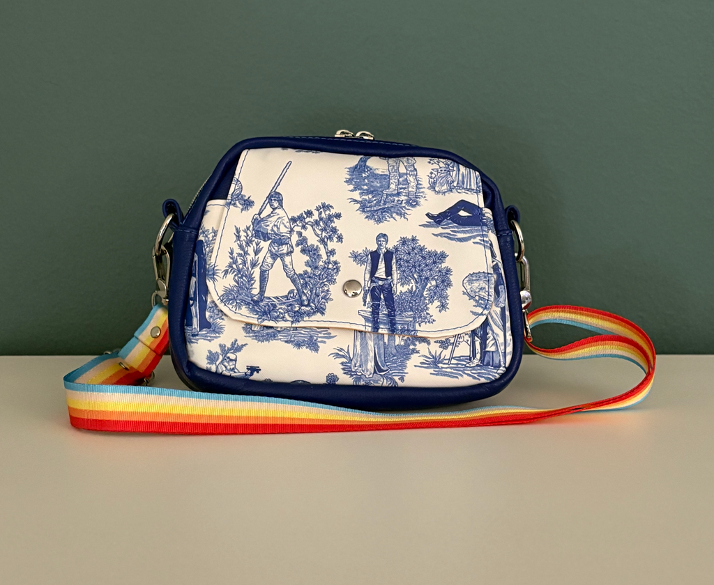 Blue SW Toile Crossbody