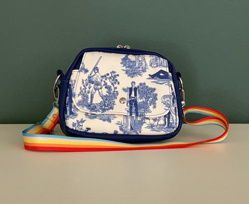 Blue SW Toile Crossbody