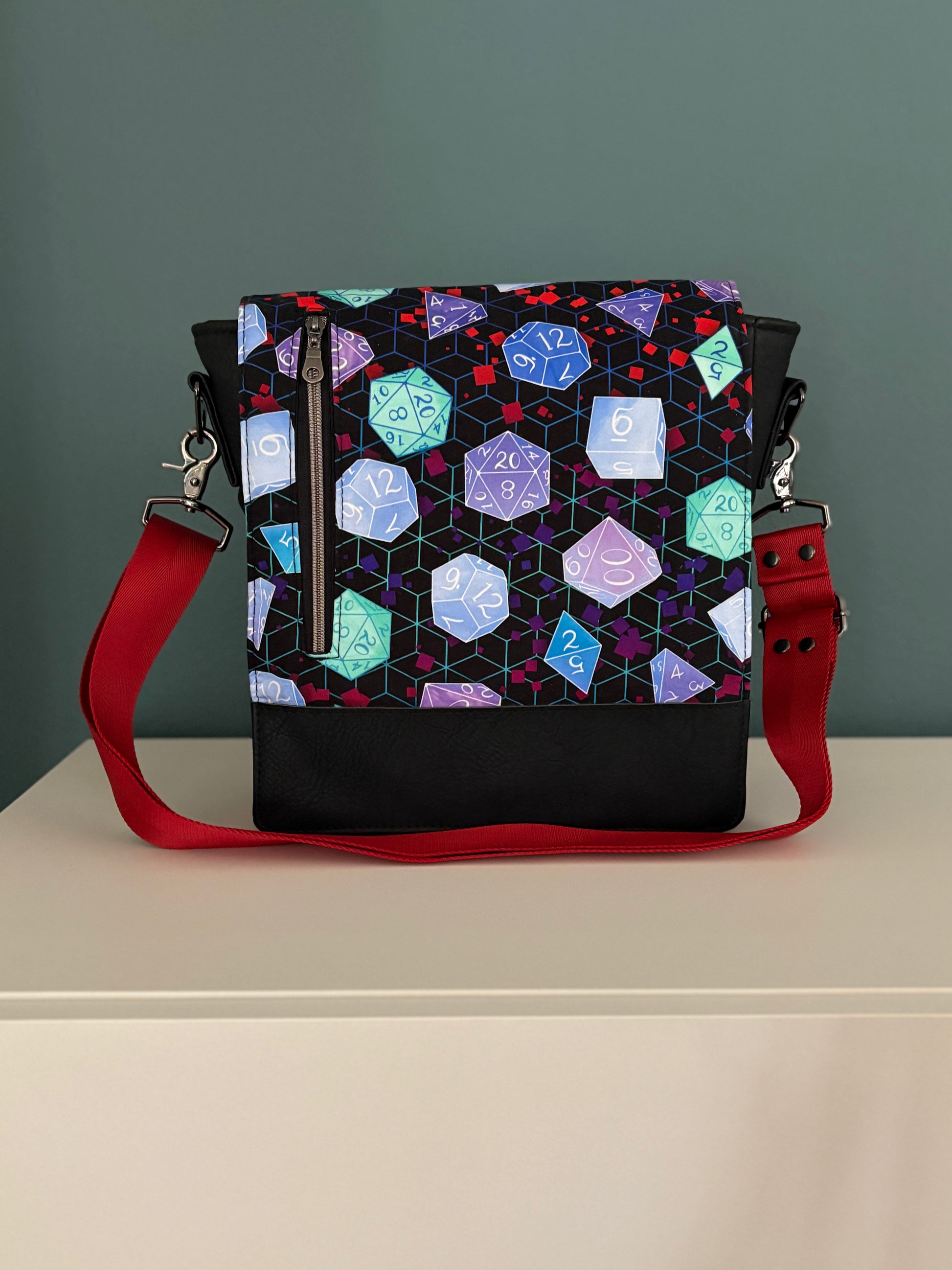 Dice Messenger Bag
