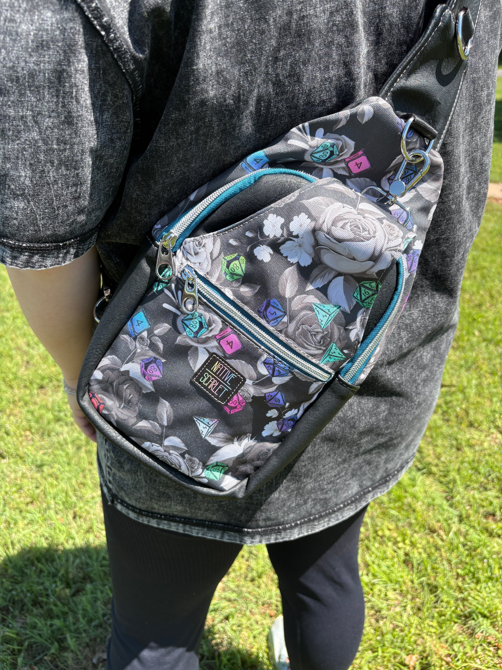 Floral Dice Sling
