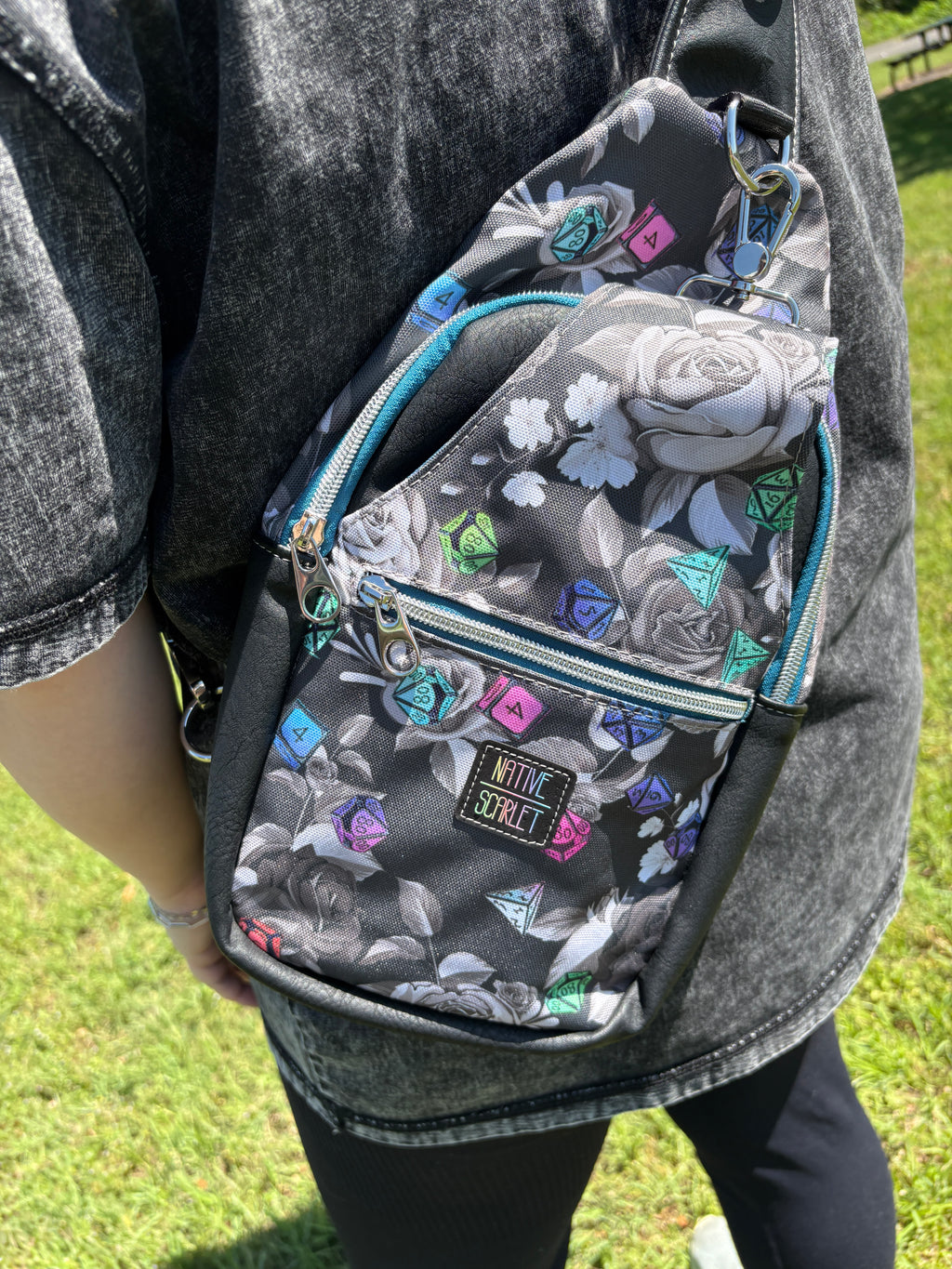 Floral Dice Sling
