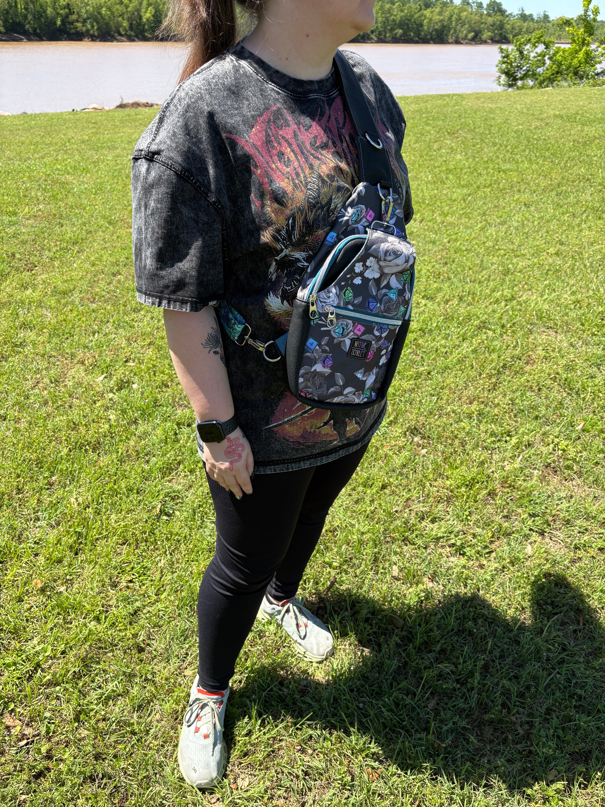Floral Dice Sling