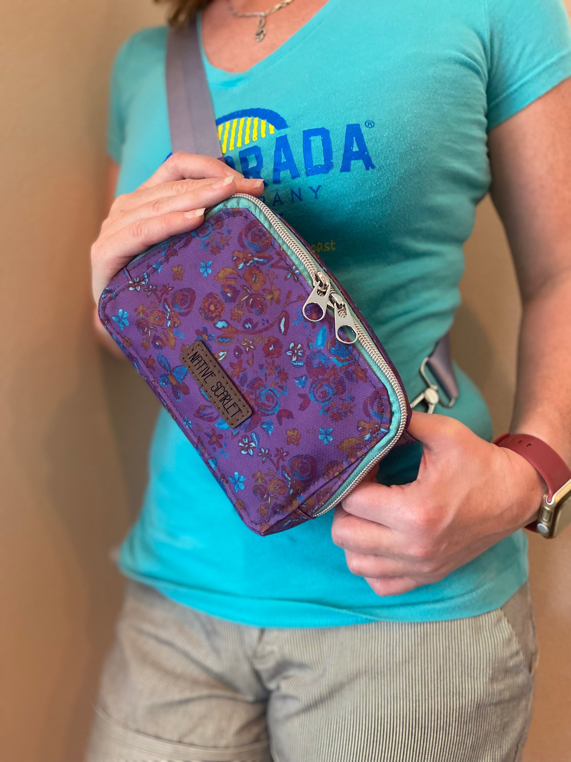 Autumn Floral Sling/Waist Bag