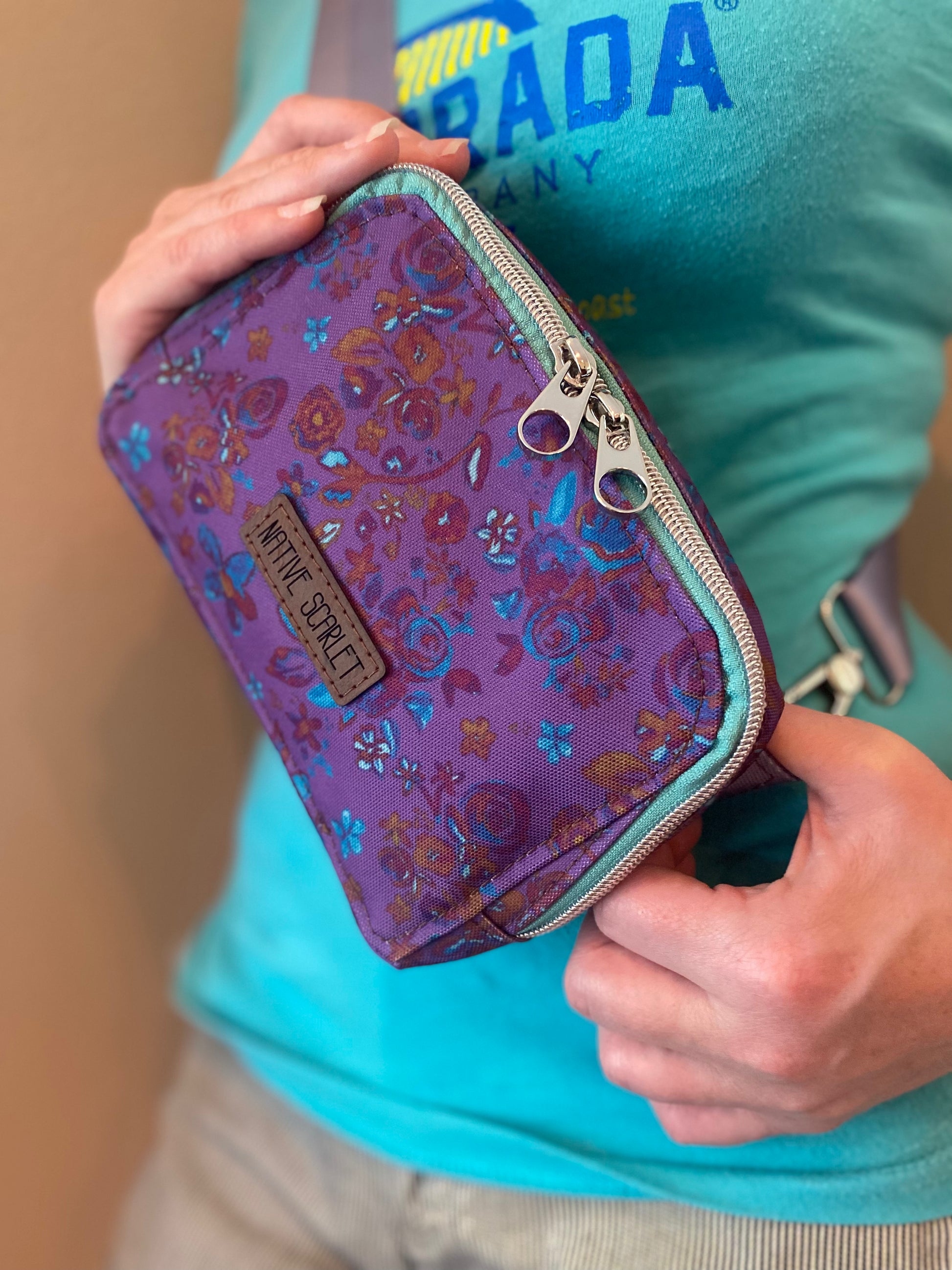Autumn Floral Sling/Waist Bag