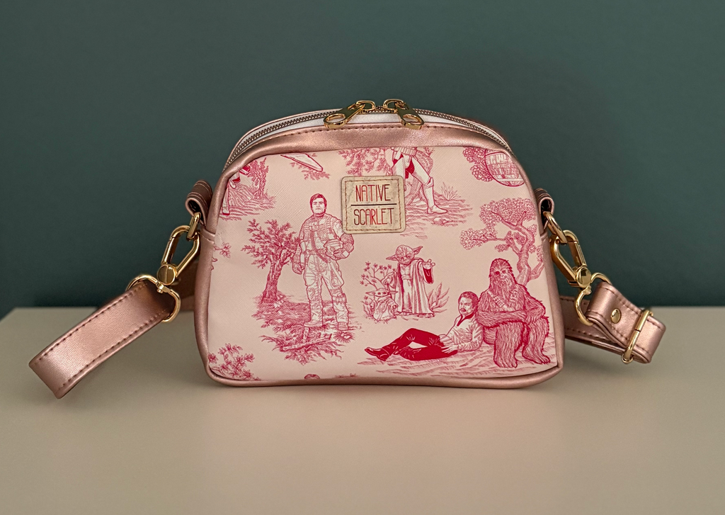 Pink SW Toile Crossbody