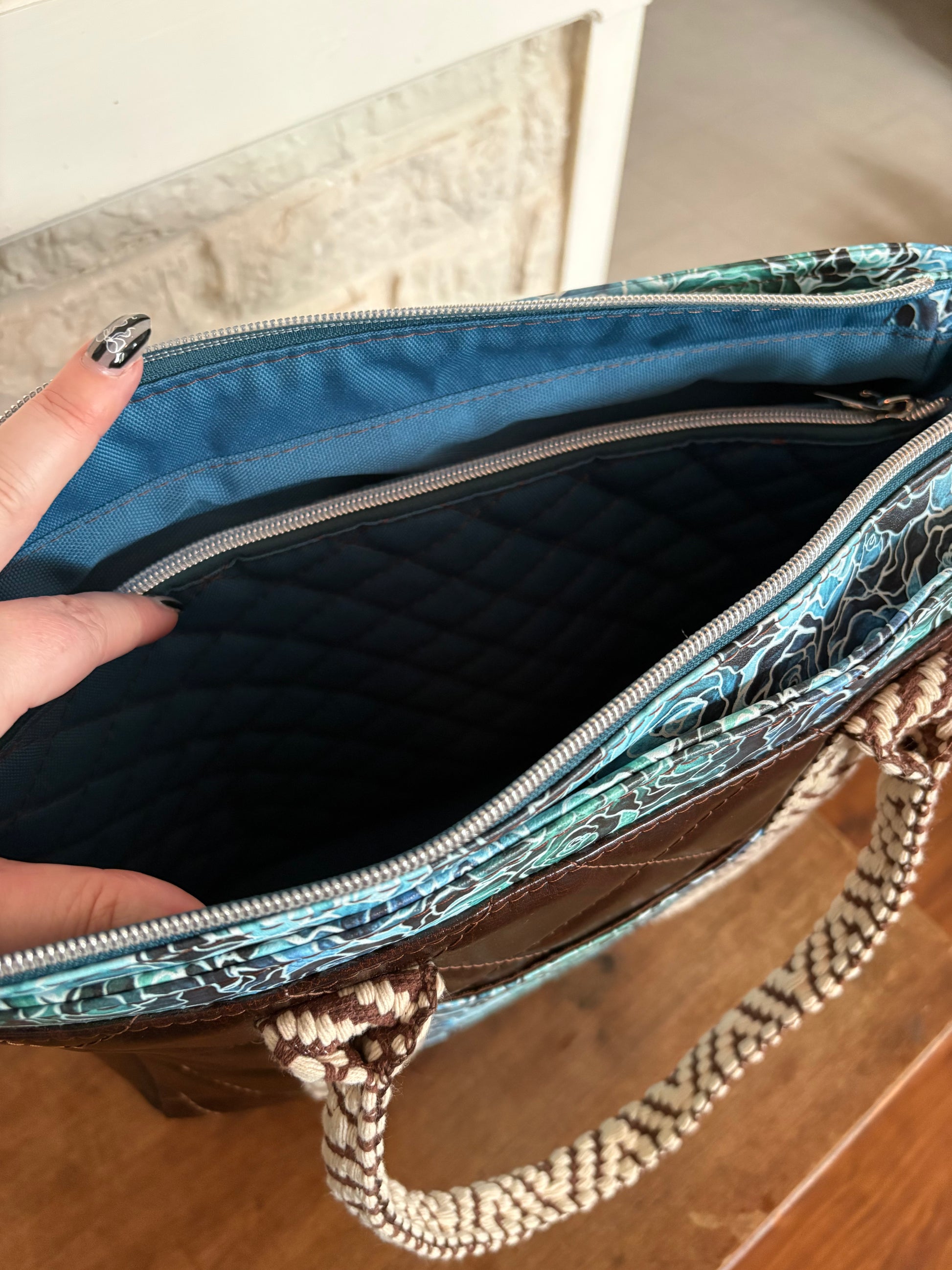 Quilted Rose Tote