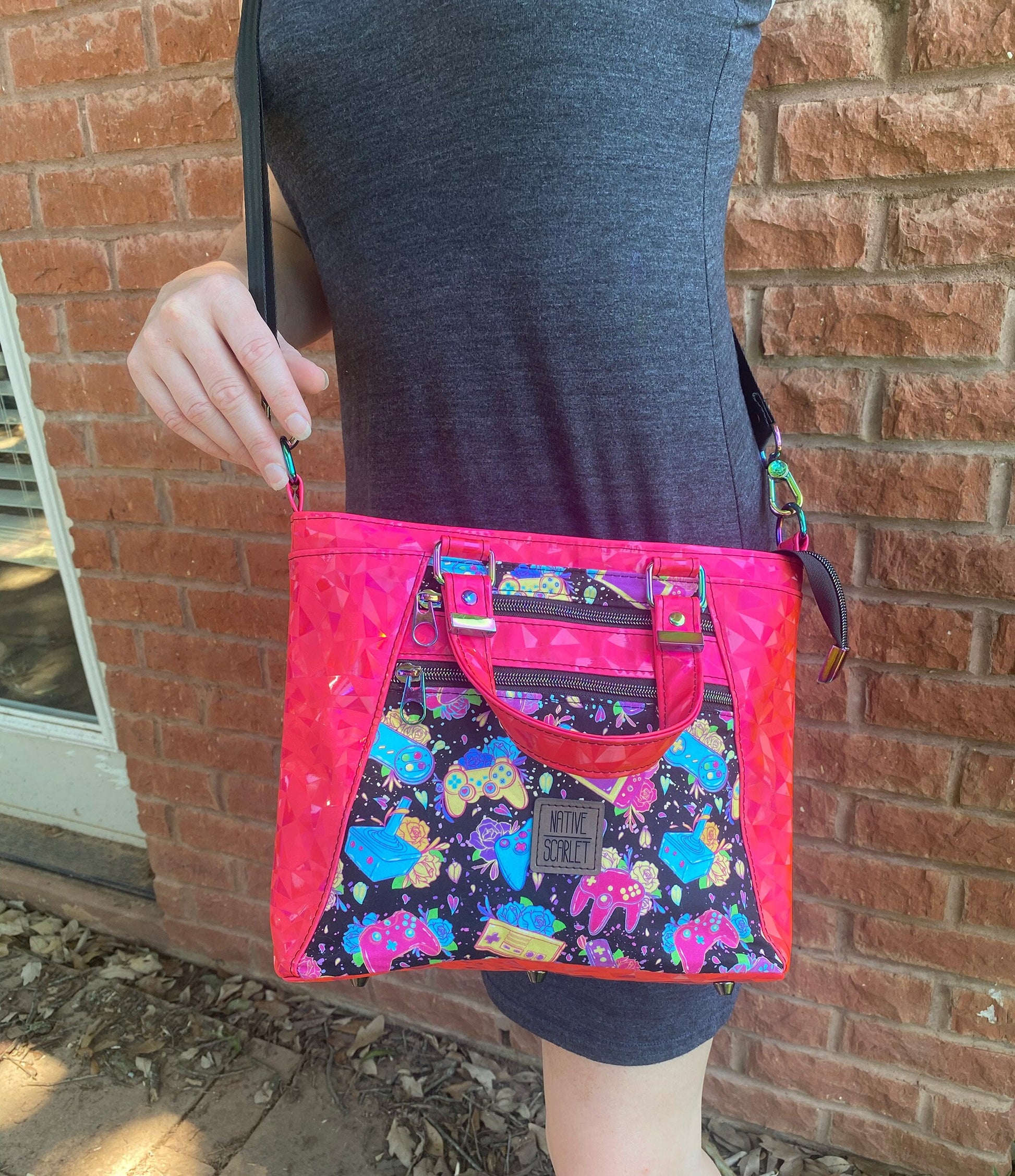 Pink Gamer  | Apothecary Handbag Small