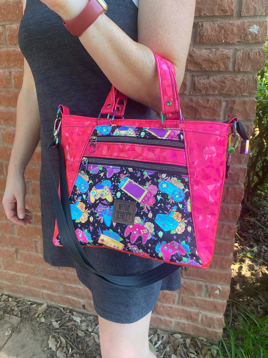 Pink Gamer  | Apothecary Handbag Small